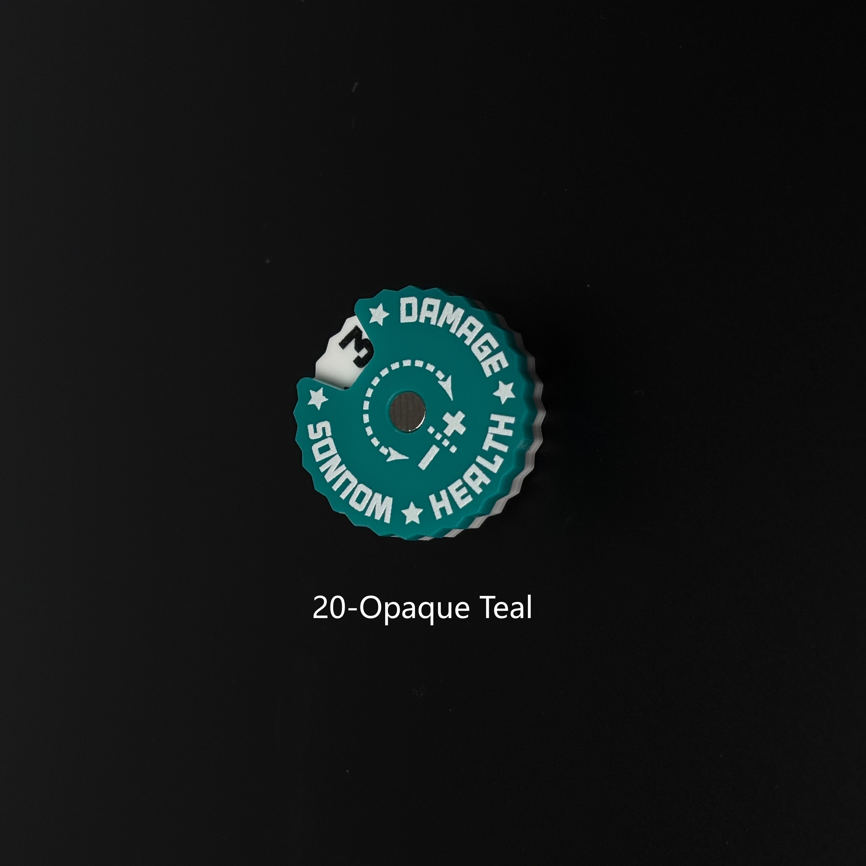 25mm 0-9 Wounds Tracker - Wargame Base World