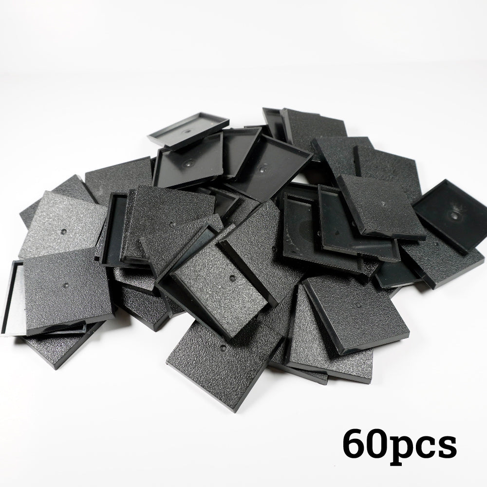 Plastic 40mm Square Bases