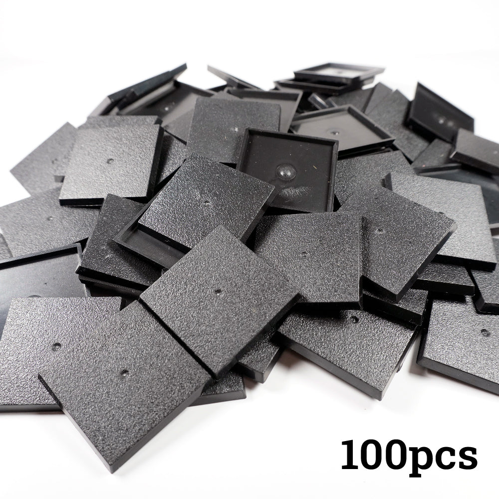 Plastic 40mm Square Bases