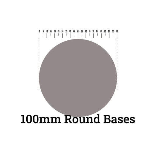 Round bases - 100mm round bases