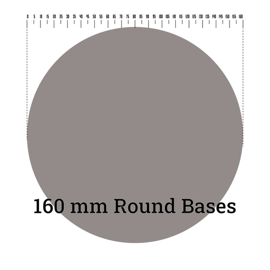 Round Bases - 160mm Round Bases - Miniatures Bases For warhamemr bases