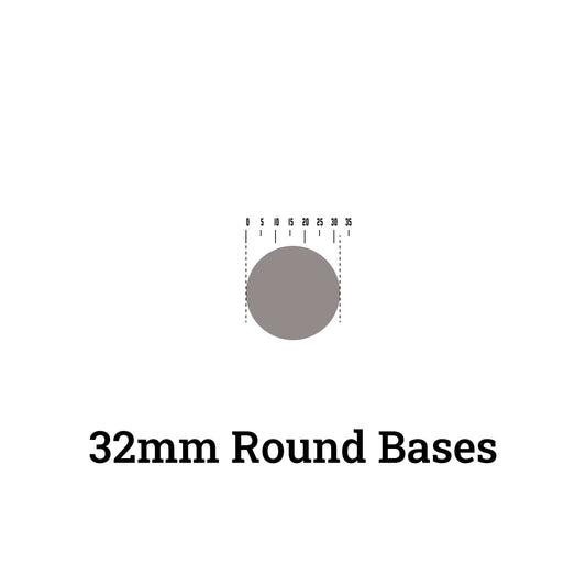 32mm Round Bases for Warhammer Miniatures