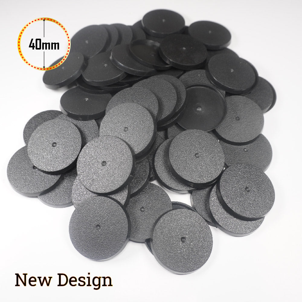 Get Your Hands on These 40mm Round Bases - Perfect for Painting Your Miniatures