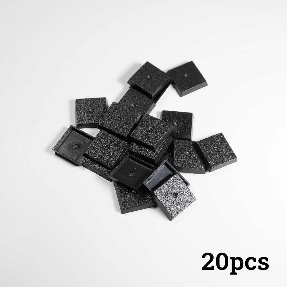 20mm Square Bases for Miniatures - Wargame Base World