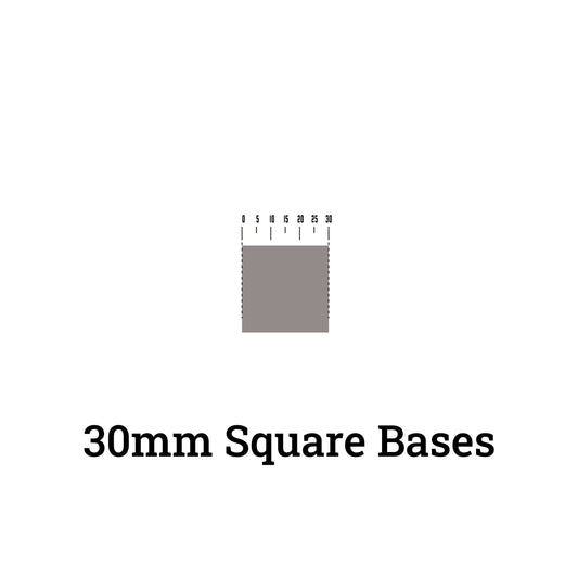 Square Bases - 30mm Square Bases