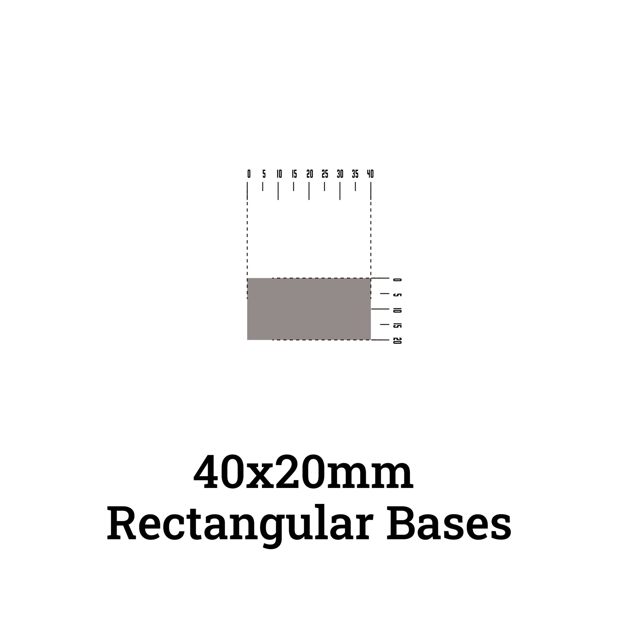 Plastic Rectangular Bases – Wargame Base World