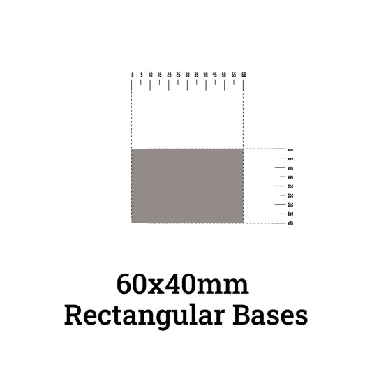 Rectangle bases - 40x60 rectangular bases