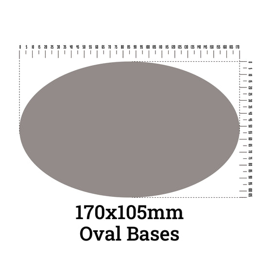 170x105mm Oval Base