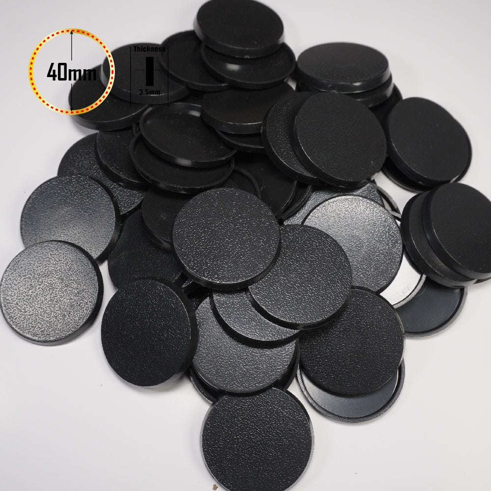 Get Your Hands on These 40mm Round Bases - Perfect for Painting Your Miniatures