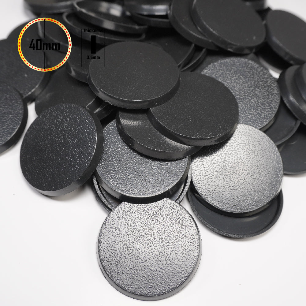 Get Your Hands on These 40mm Round Bases - Perfect for Painting Your Miniatures