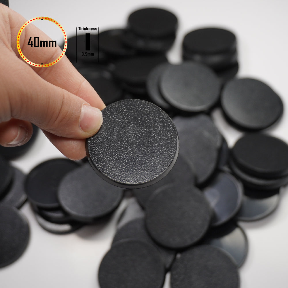 Get Your Hands on These 40mm Round Bases - Perfect for Painting Your Miniatures