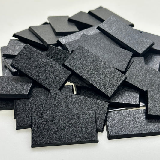 50x25mm Rectangle Plastic Bases