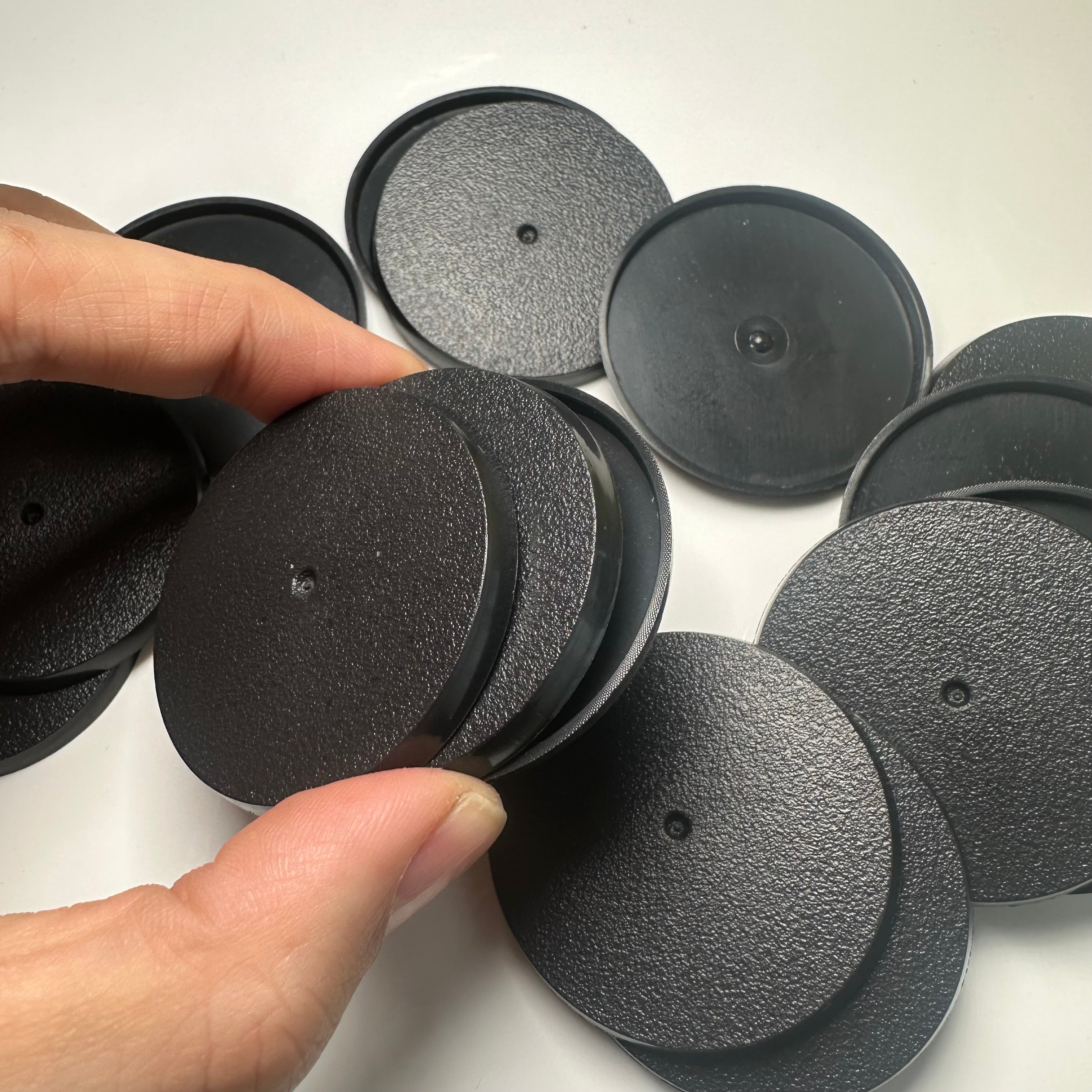 50mm Round Plastic Bases For Miniatures Stand