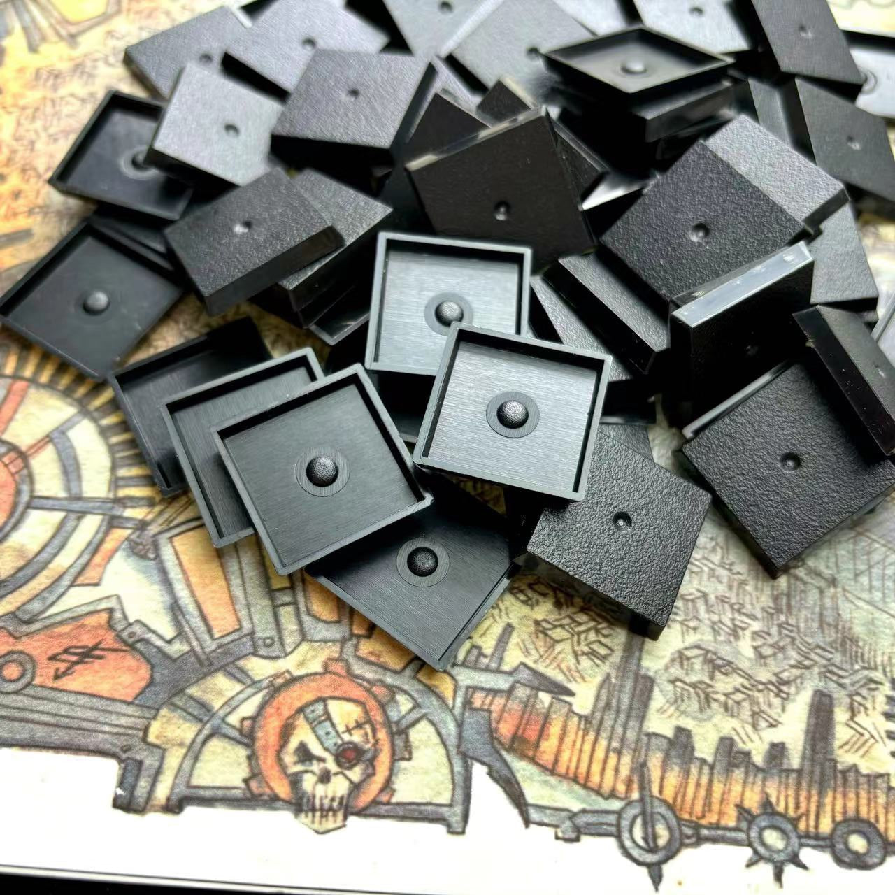 25mm Square Bases for Wargame Miniature