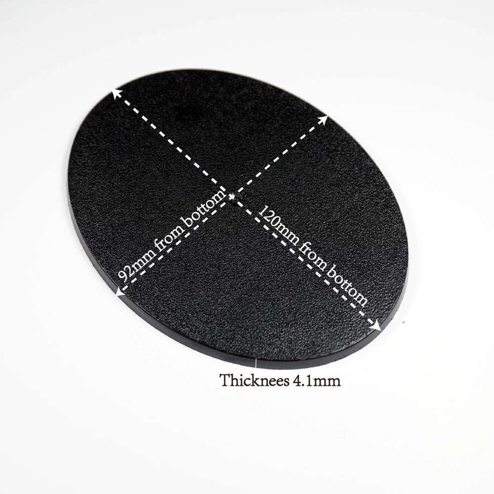 120x92mm Oval Base - Perfect for Miniature Gaming