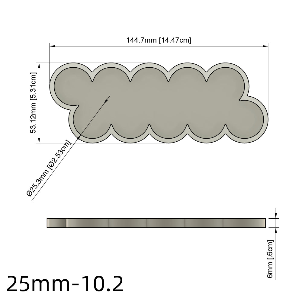 25/28.5/32/40mm Movement Tray For Warhammer Miniature - Wargame Base World