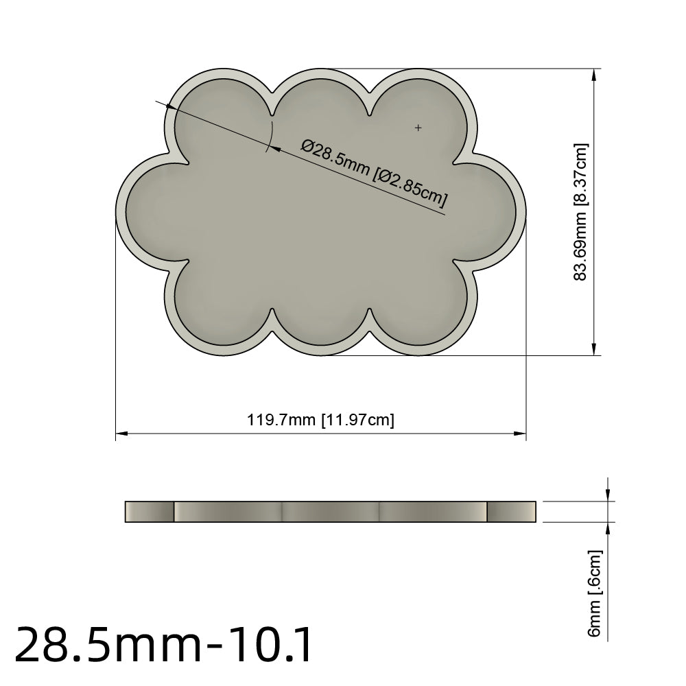25/28.5/32/40mm Movement Tray For Warhammer Miniature - Wargame Base World