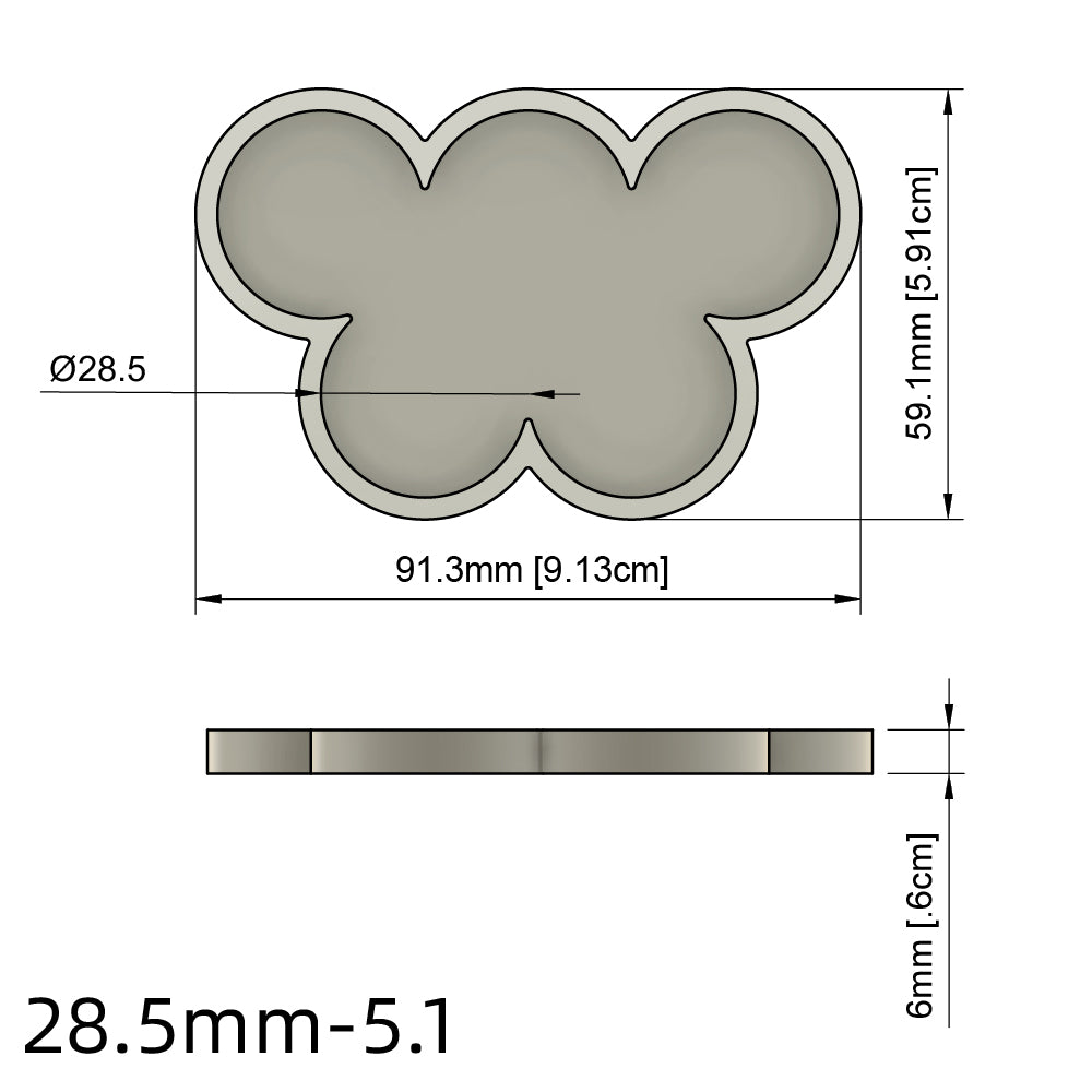 25/28.5/32/40mm Movement Tray For Warhammer Miniature - Wargame Base World