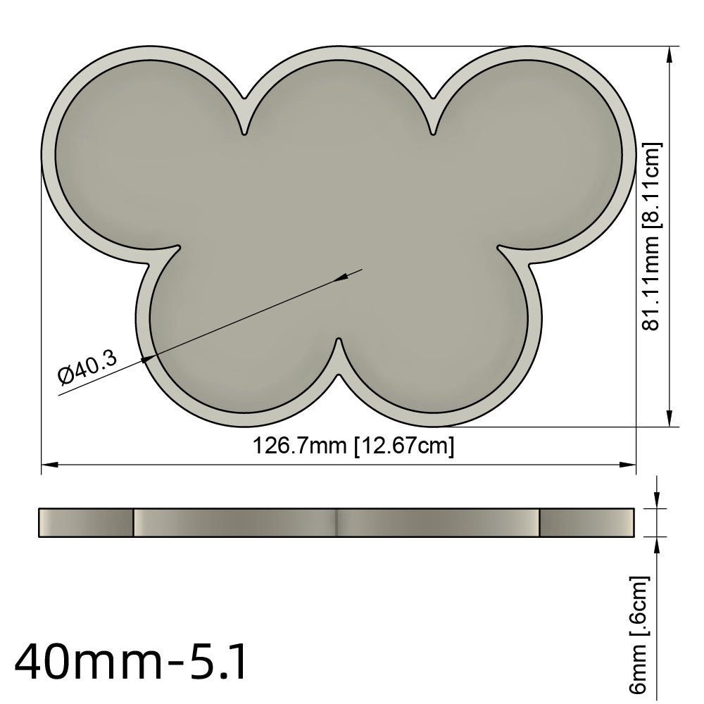 25/28.5/32/40mm Movement Tray For Warhammer Miniature - Wargame Base World