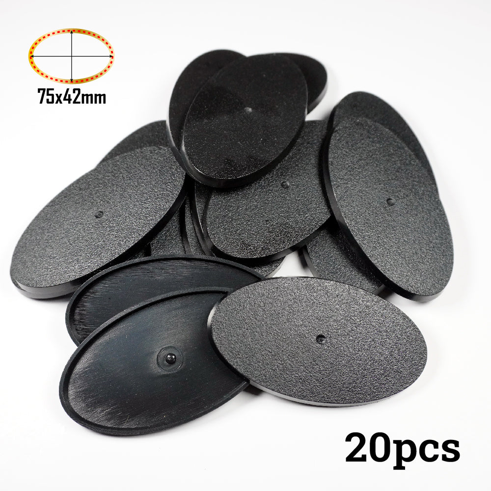 Oval Base - 75x42mm Oval Bases