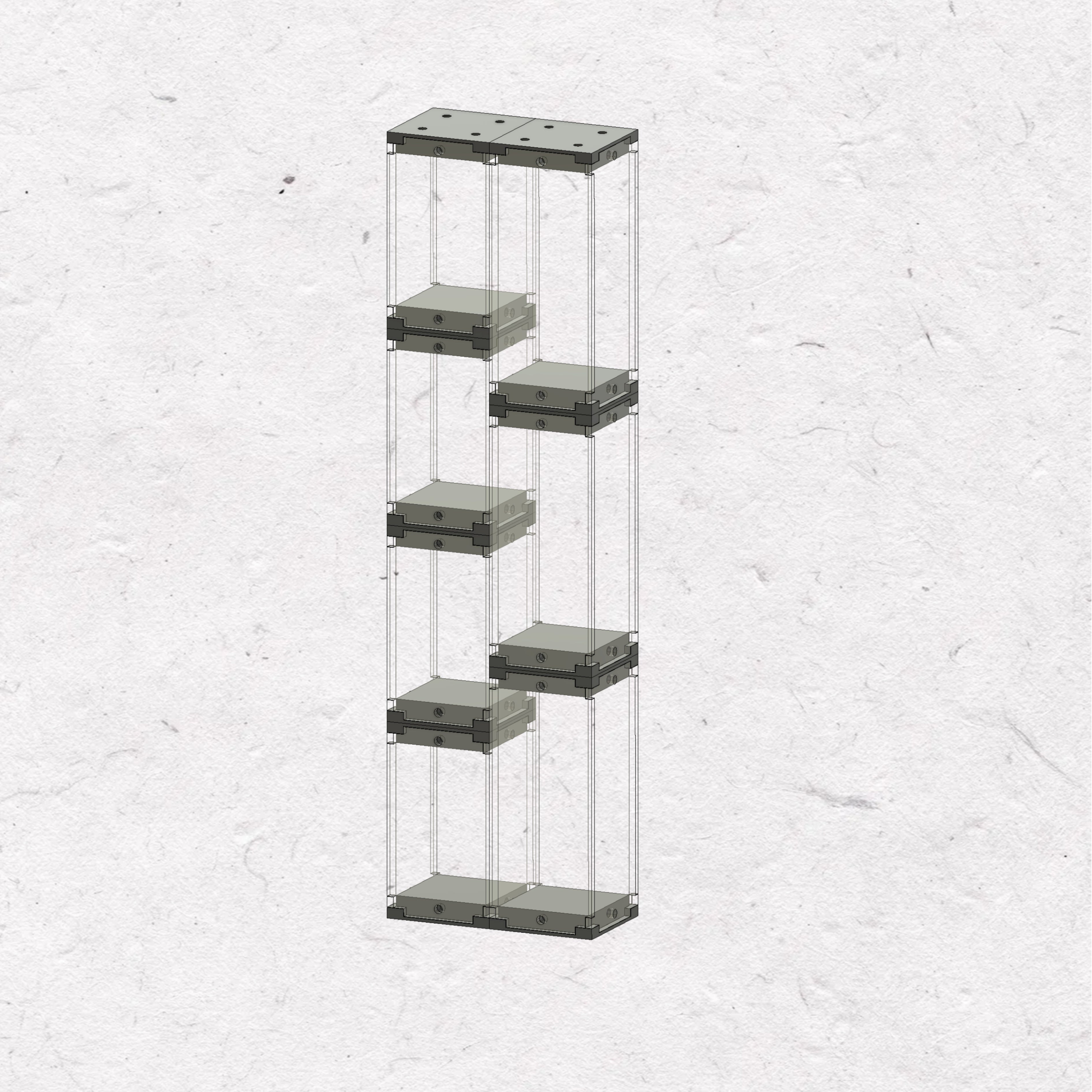 Miniature Acrylic Display Case - PETG Carbon Fiber Base | Wargame Base World - Wargame Base World