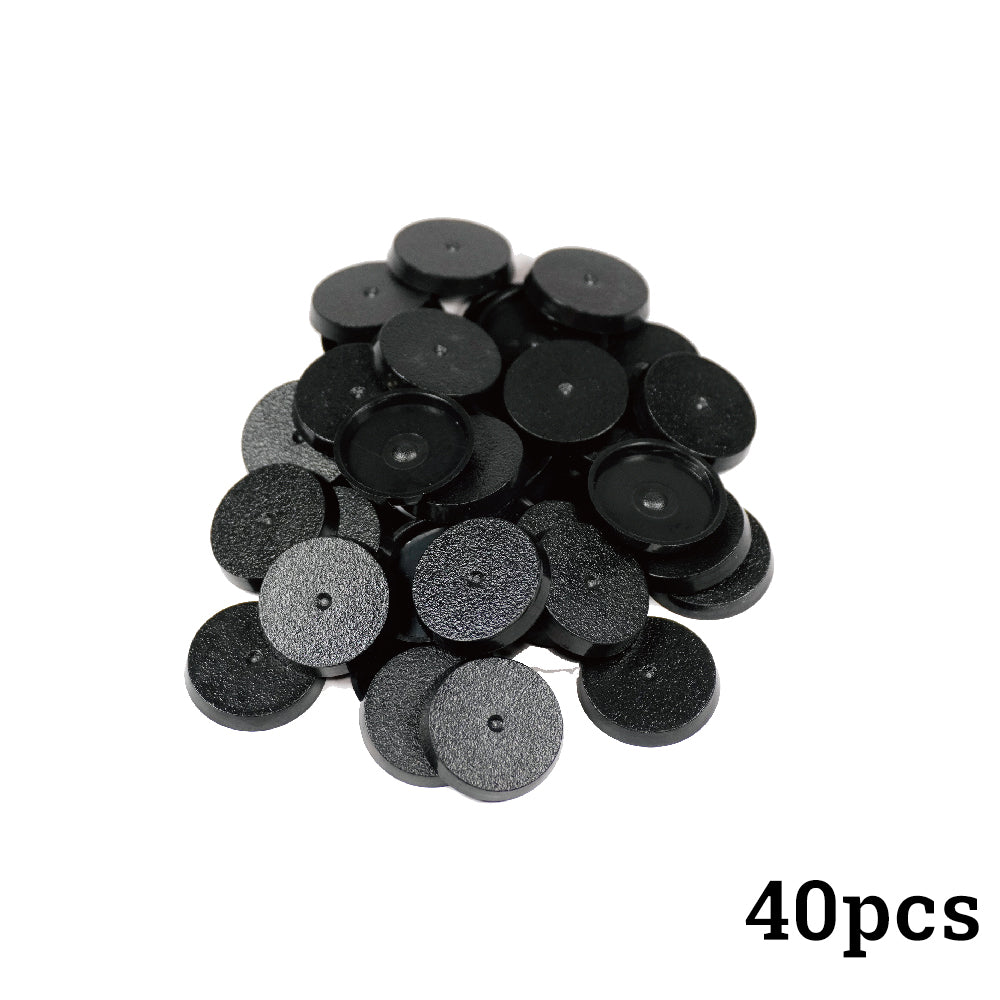 Wargame Base World - 25mm Round Bases for Miniatures