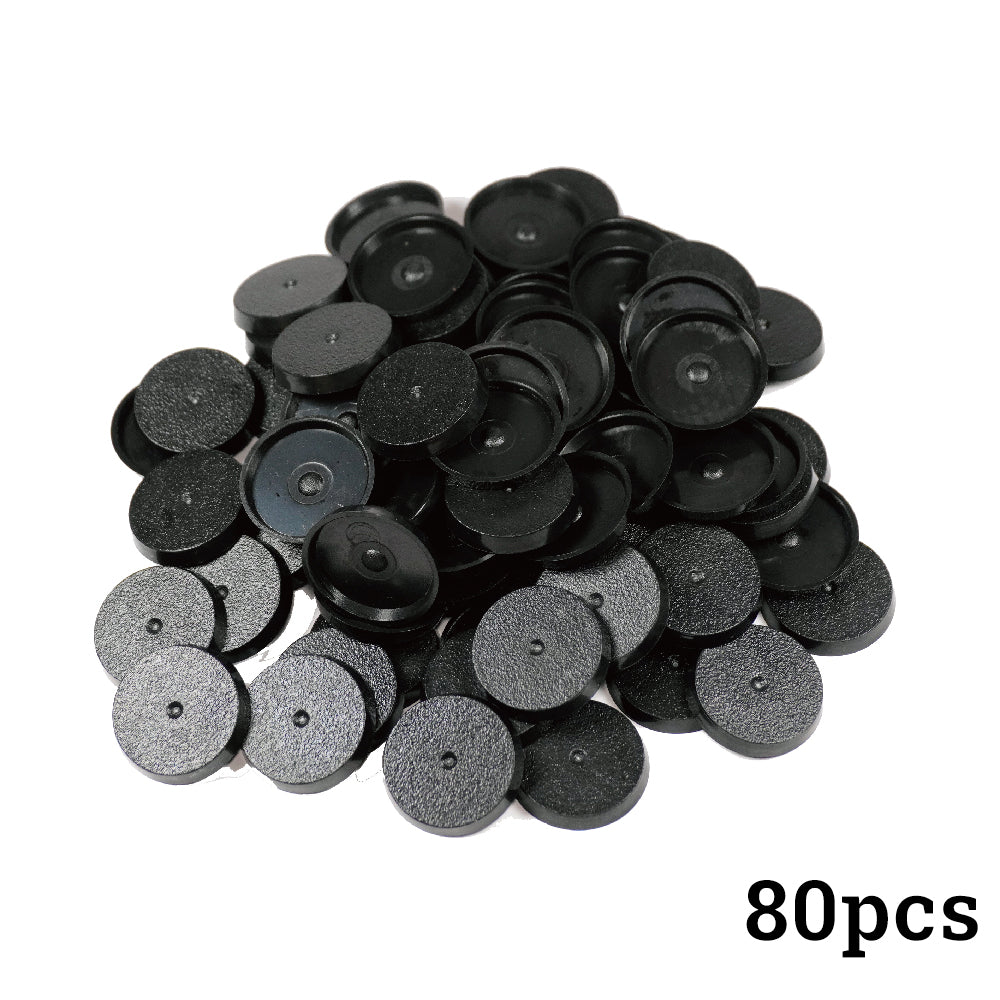 Wargame Base World - 25mm Round Bases for Miniatures