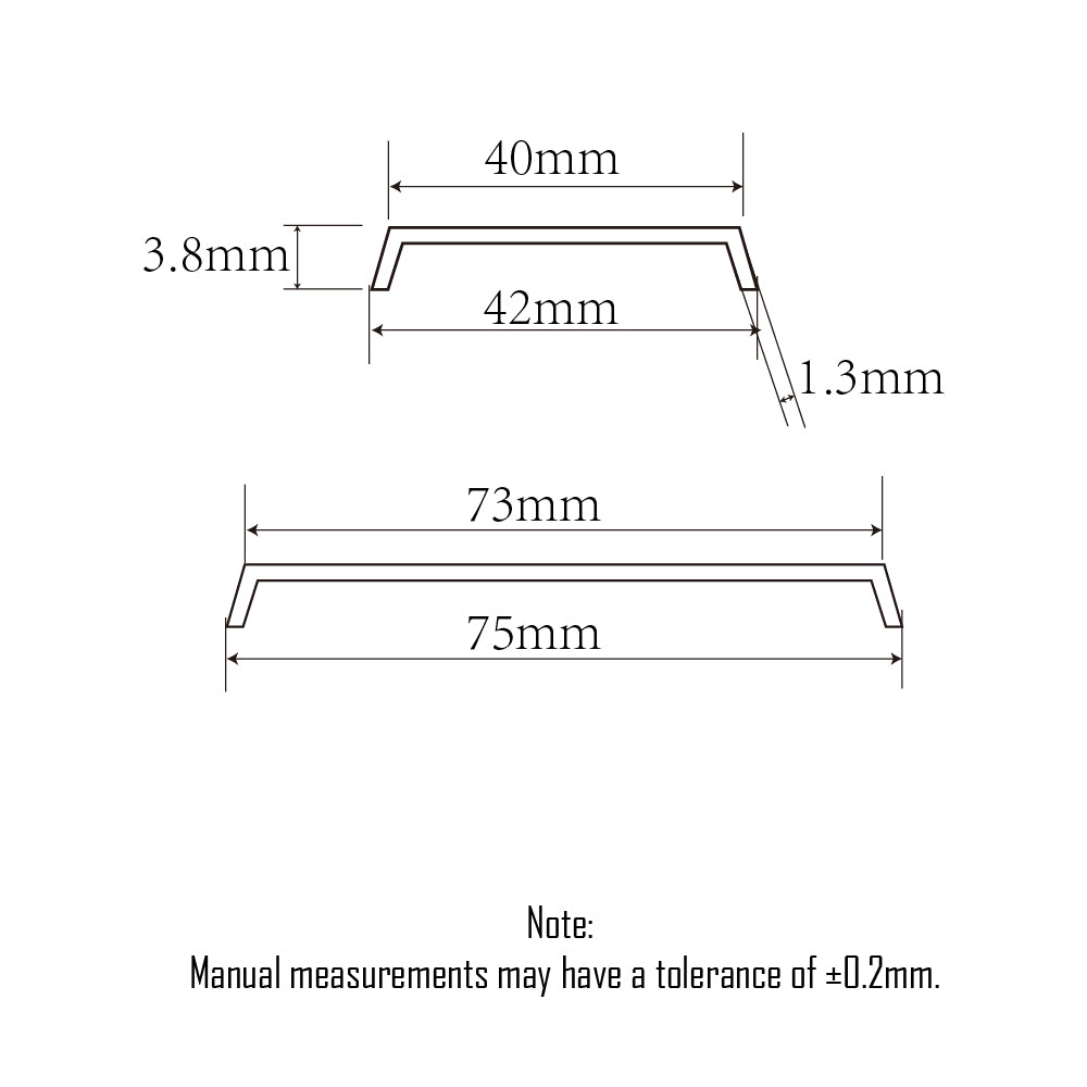 Oval Base - 75x42mm Oval Bases